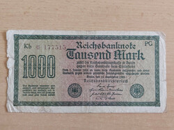 Germany 1000 marks 1922 pg starred approx