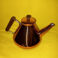 Art deco style, copper coffee pourer, jug.