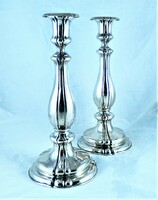 A very rare pair of antique silver candle holders, German, Berlin, ca. 1830!!!