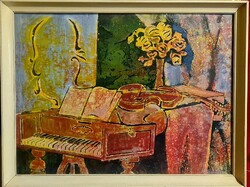 Éva Hévizi (1946 - ): still life