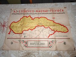 Az ezeréves Magyar Felvidék térképe