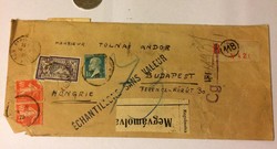 1925 Early envelopes recommended for Budapest from France are rare