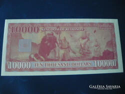 Redonda Kingdom $10000 2013 Ship! Rare fantasy paper money! Ouch!