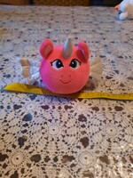 Plush toy, angry bird, with unicorn design, negotiable