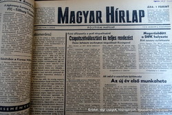 50.SZÜLETÉSNAPRA 1974 január 17  /  Magyar Hírlap  /  Ajándékba :-) Eredeti, régi ÚJSÁG Ssz.:  26477