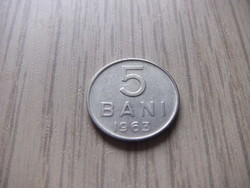 5 Bani 1963 Romania