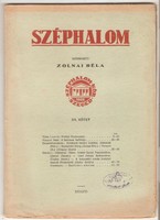 Zolnai Béla: Széphalom  XII. 1940