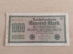 Germany 1000 marks 1922 xb star h