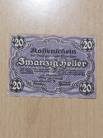 Austria 20 heller 1920 notgeld