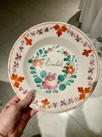 Old wall plate with 