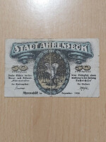 German 50 pfennig 1920 ahrensbök notgeld