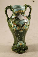 Antique majolica vase with handles 250