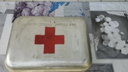 Old metal first aid kit