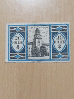 Austria 20 heller 1920 salzburg notgeld