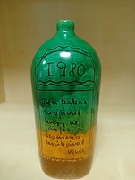1980-as kakasos keràmia  butélia