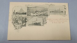 Antik képeslap, levelezőlap:  postatiszta 1897