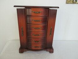 Old, solid wood, huge jewelery storage cabinet. Negotiable!.