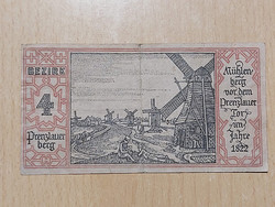 German 50 pfennig 1921 berlin 4th District 121139 notgeld