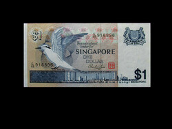 Unc - 1 dollar - Singapore - 1976 (rare occurrence)