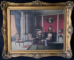 FK/456. – László Kárpáthy – Interior scene