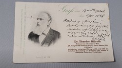 Antik képeslap, levelezőlap: Dr Theodor Billroth