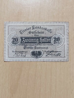 Austria 20 heller 1920 innsbruck notgeld