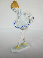 Little girl in raven house porcelain ballerina