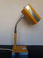 Vintage Scandinavian design yellow table lamp from the 1960s