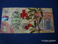 Prometheus island / prometheus island 1 dollar 2020 flower parrot! Rare fantasy paper money! Ouch!