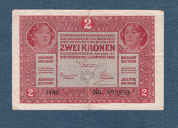2 Crown 1917 without stamp