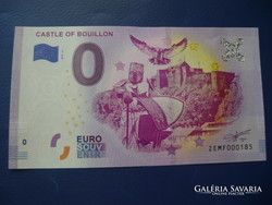 Belgium 0 euro 2019 bouillon castle! Knight eagle! Rare commemorative paper money! Ouch!