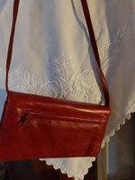Genuine leather, red bag