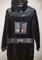 Star wars hooded plush pajama overalls size 164