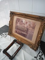 Blonden frames. 17×12 Cm, 40×30 cm