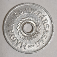 2 Pennies (holed) 1956, (302)