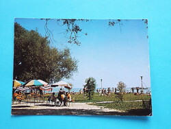 Képeslap (10) - Balatongyörök - Strand 1970-es évek - (Foto: Ripely Imre)
