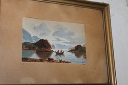 Antique signed painting 272