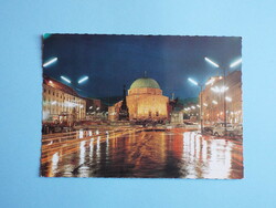 Postcard (10) - Pécs - Széchenyi Square 1970s - (photo: Béla Bakonyi)