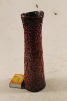 Zsolnay eozin shrink-glazed vase with shield seal 256