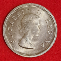 1960. Silver South Africa 6 pence unc (h/16)