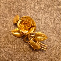 Antique rose brooch