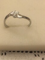 Silver women's ring