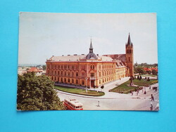 Képeslap (6) - Keszthely - Fő tér 1960-as évek - (Foto: Bakonyi Béla)