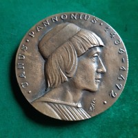 Soltra element: janus pannonius, medal, plaque