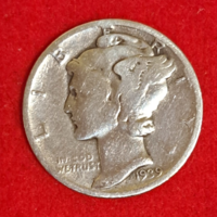 1939. USA ezüst Mercury 1 Dime (H/17)