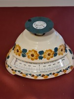 Ceramic kitchen scale, hand painted