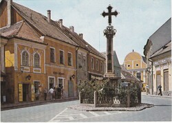 Szentendre - national motif philately with first day stamp - postcard from 1980