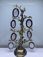 Bronze family tree, picture frame 2x7