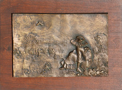 Hungarian artist: the bird flies (bronze)