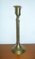 Brass candle holder 21.5 cm high, base diameter 8 cm, can be unscrewed.